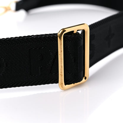 Louis Vuitton Nylon Calfskin Bubblegram Wallet Strap Black 4 of 4