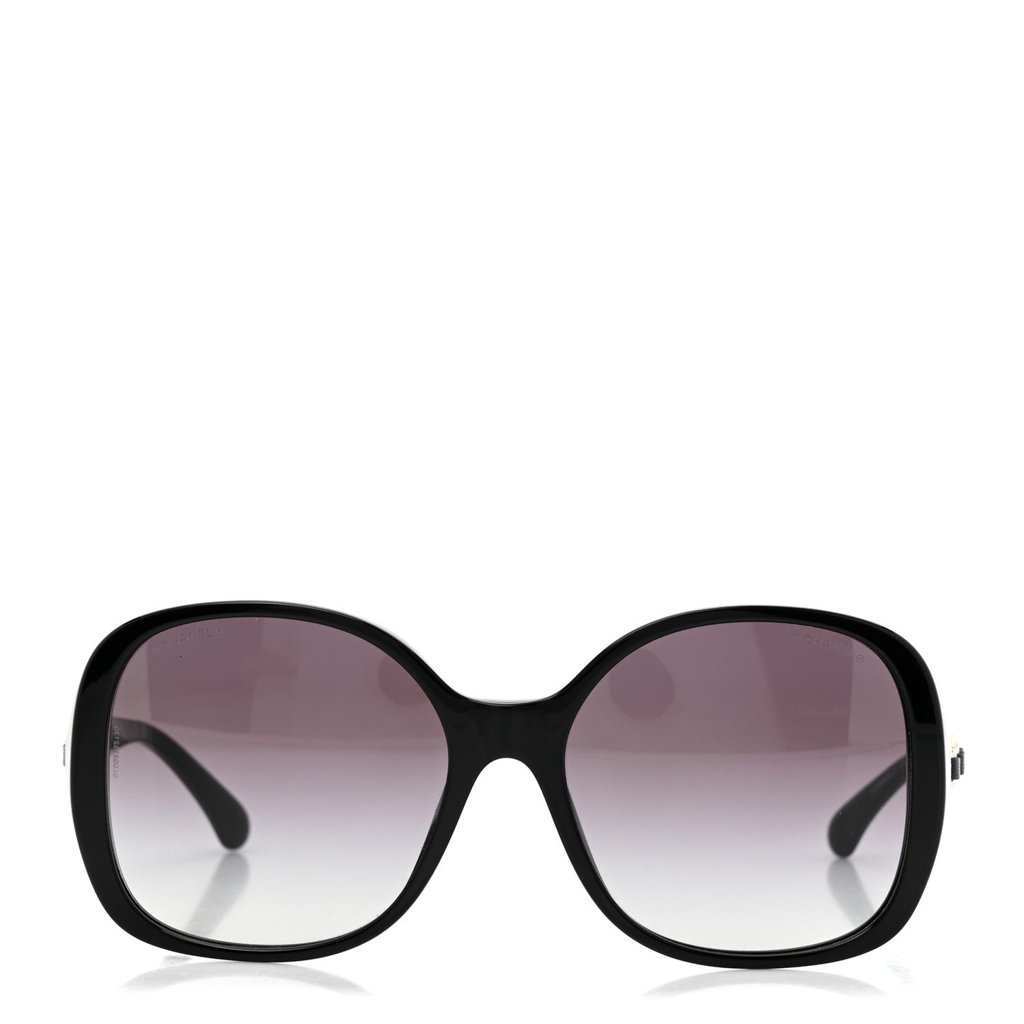 Acetate Chain Sunglasses 5470-Q-A Black