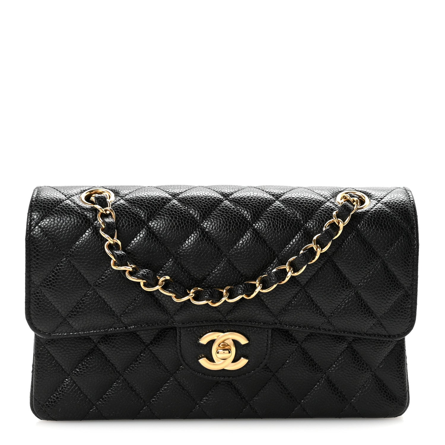 Chanel Caviar Quilted Small Double Flap Black 1 of 11