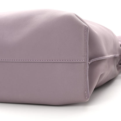 Loewe Calfskin Monochrome Flamenco Knot Clutch Pale Aubergine Glaze 10 of 10