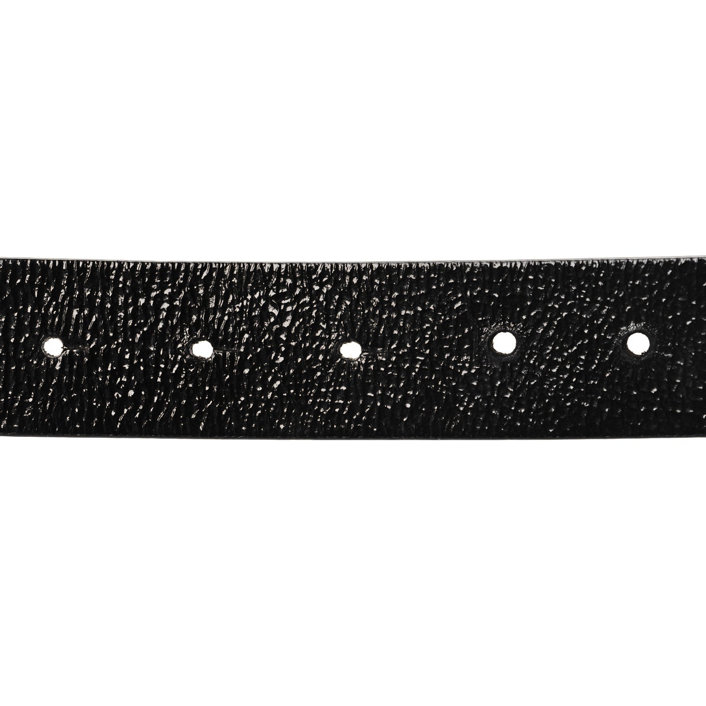 Glazed Calfskin CC Belt 75 30 Black