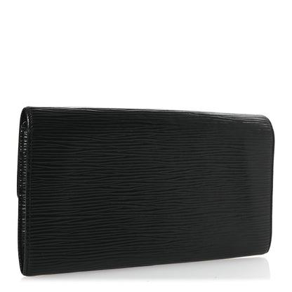 Louis Vuitton Epi Sarah Wallet Black 3 of 9
