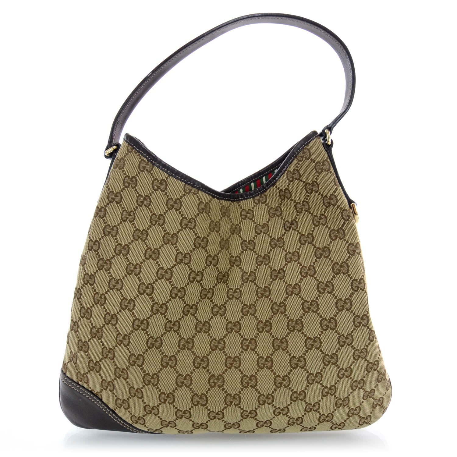 Gucci Monogram New Britt Medium Hobo Ebony 3 of 10