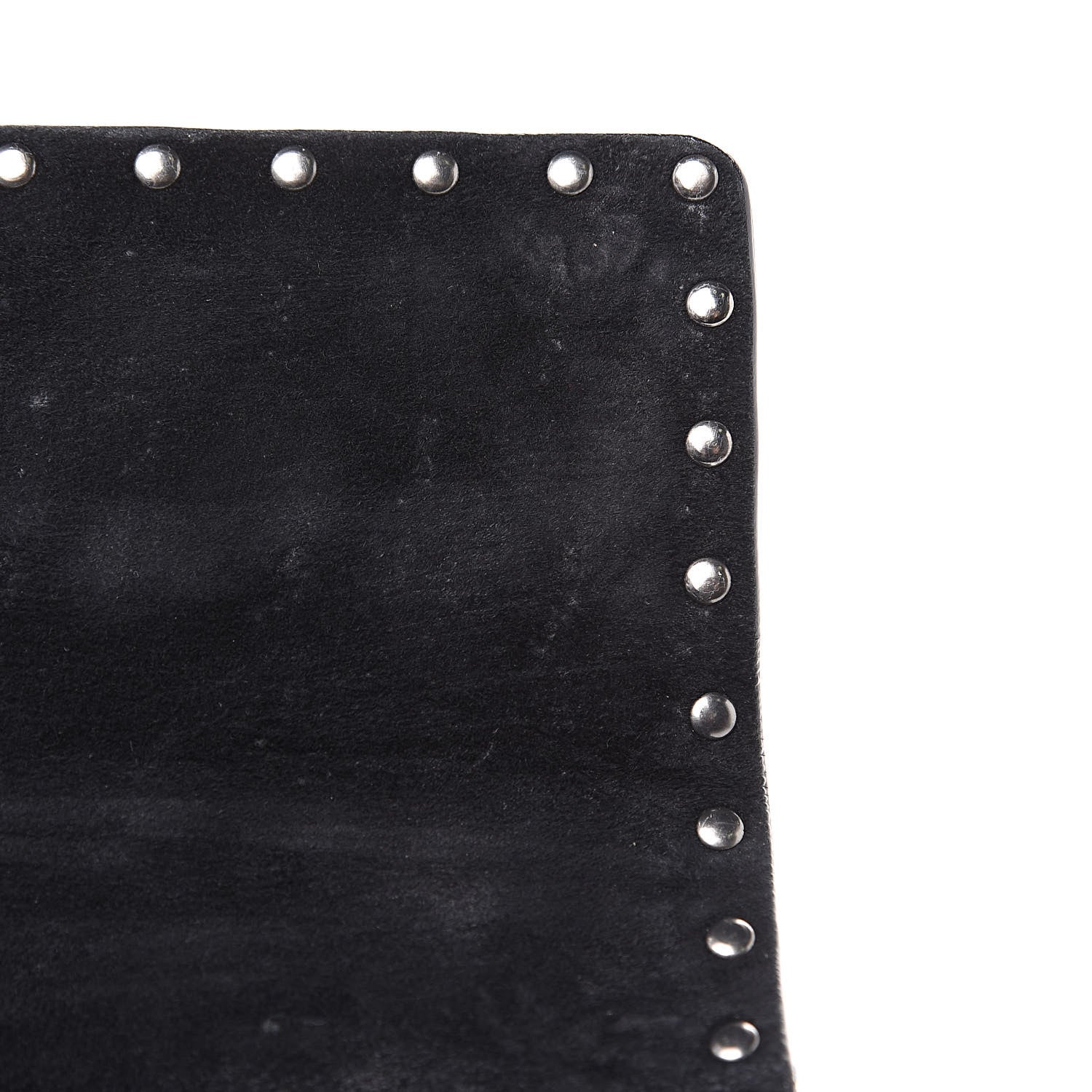 Valentino Garavani Craquele Nappa Medium Rockstud Spike Shoulder Bag Black 9 of 10