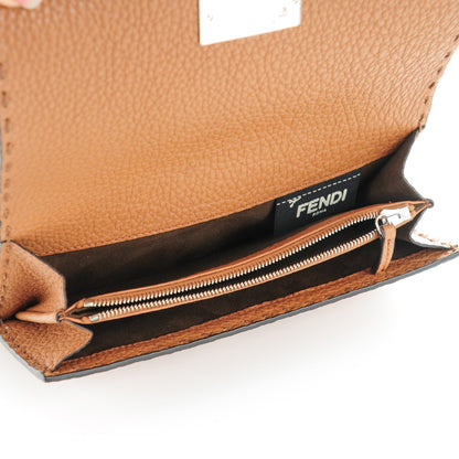 Fendi Cuoio Romano Selleria Peekaboo Continental Wallet Mou 6 of 8