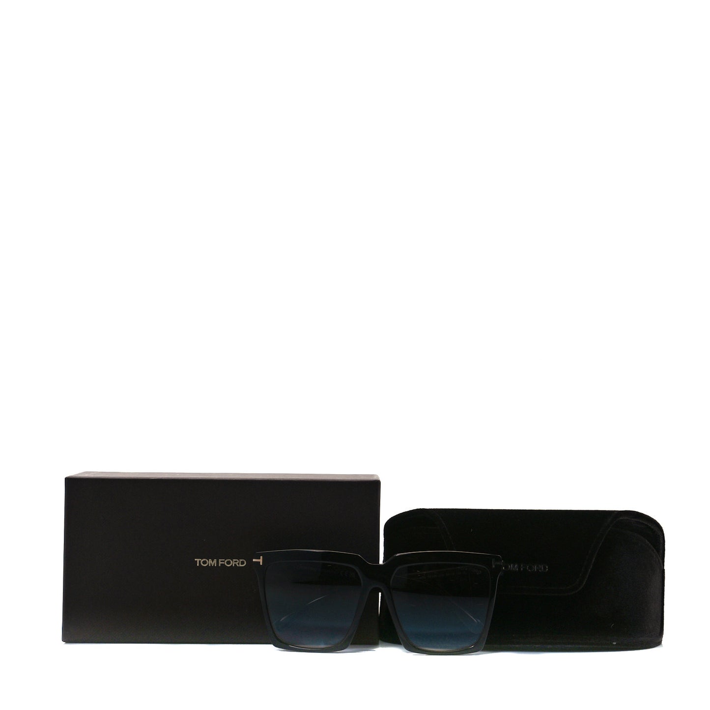 Acetate Polarized Sabrina Cat Eye Sunglasses TF764 Black