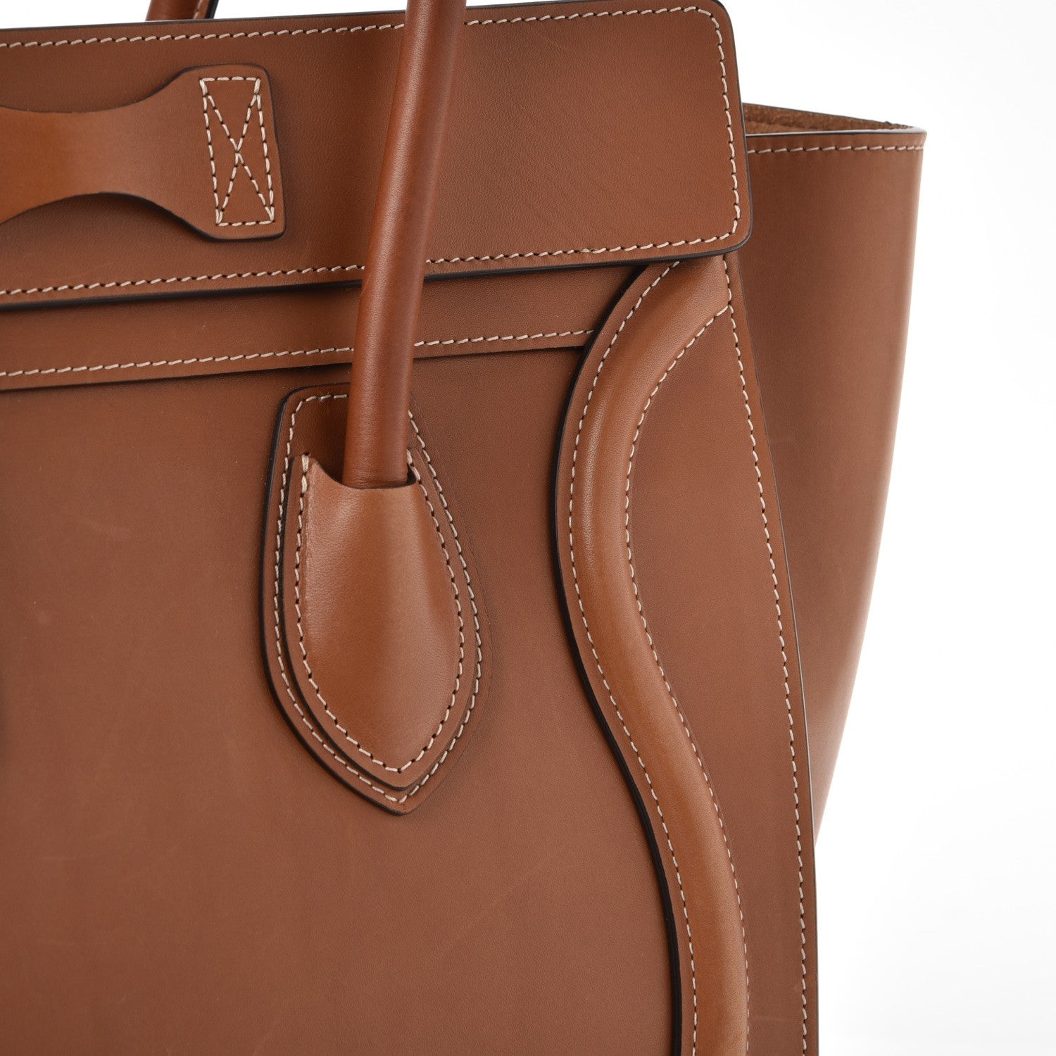 Celine Natural Calfskin Micro Luggage Tan 14 of 18