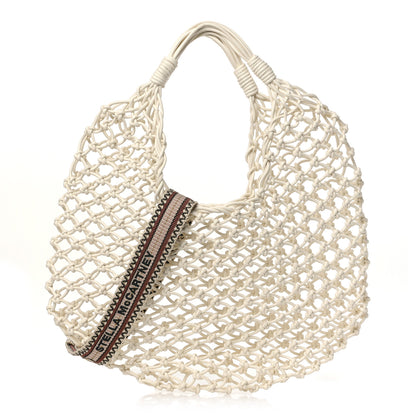 Stella McCartney Alter Nappa Knotted Structure Tote White 2 of 7