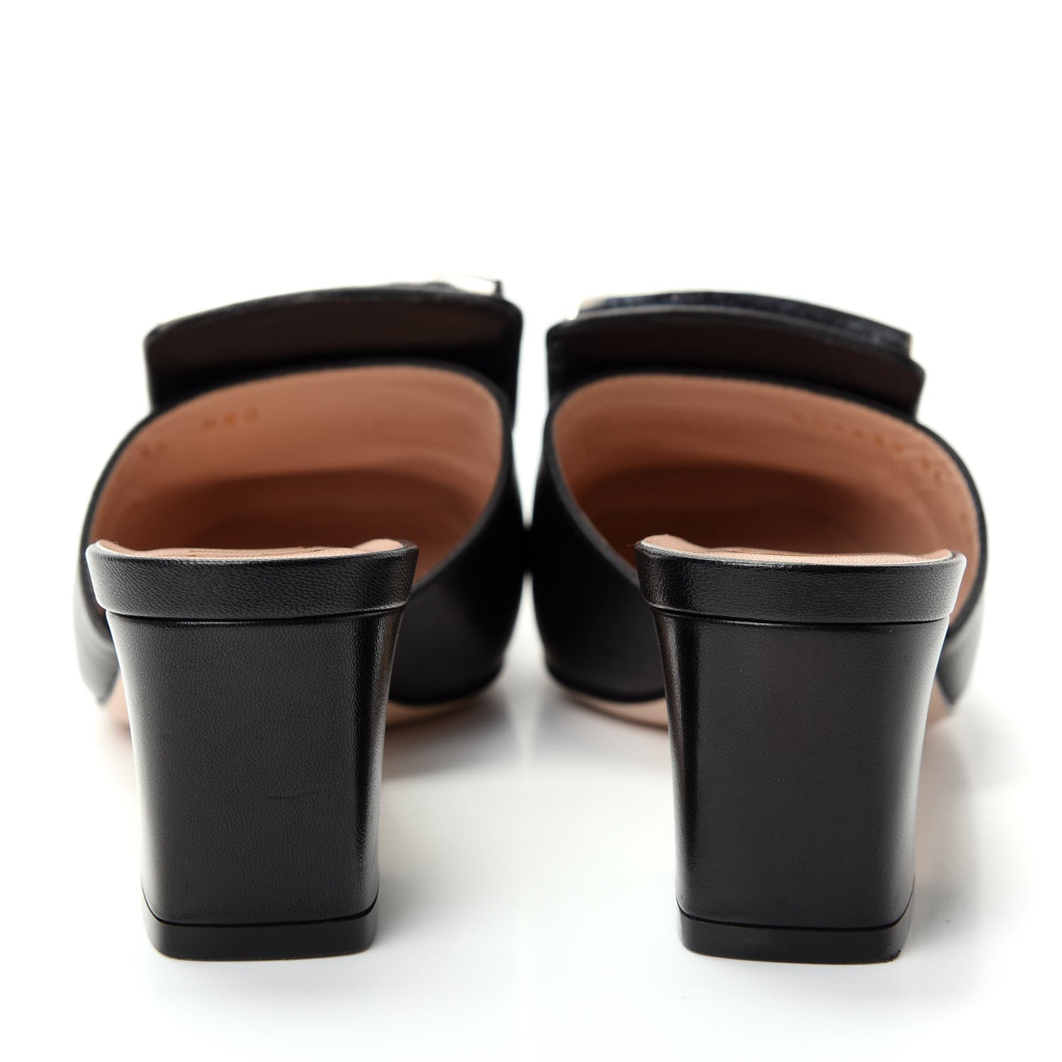 Gucci Malaga Kid Crystal Square G Madelyn Mules 35 Black 7 of 11