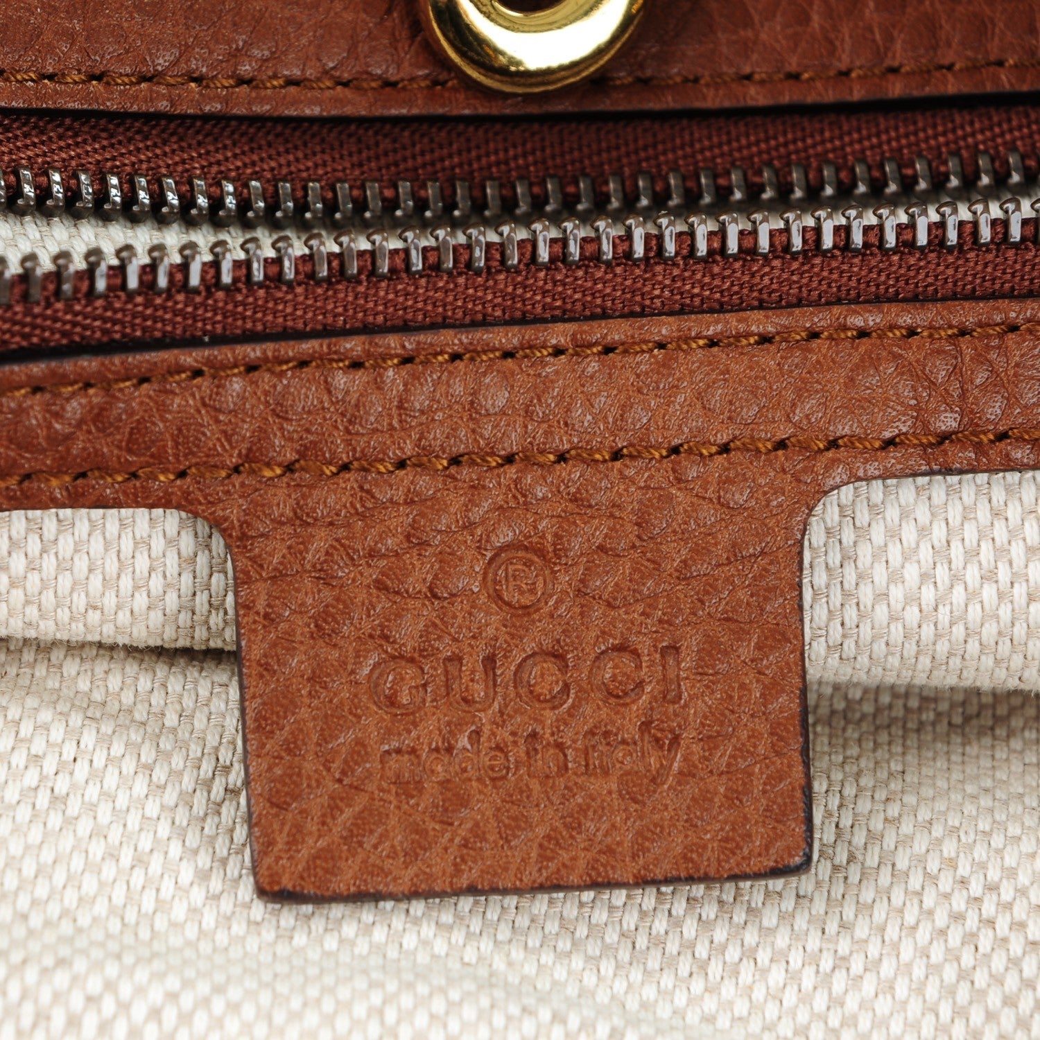 Gucci Denim Medium Soho Chain Shoulder Bag Blue 6 of 7
