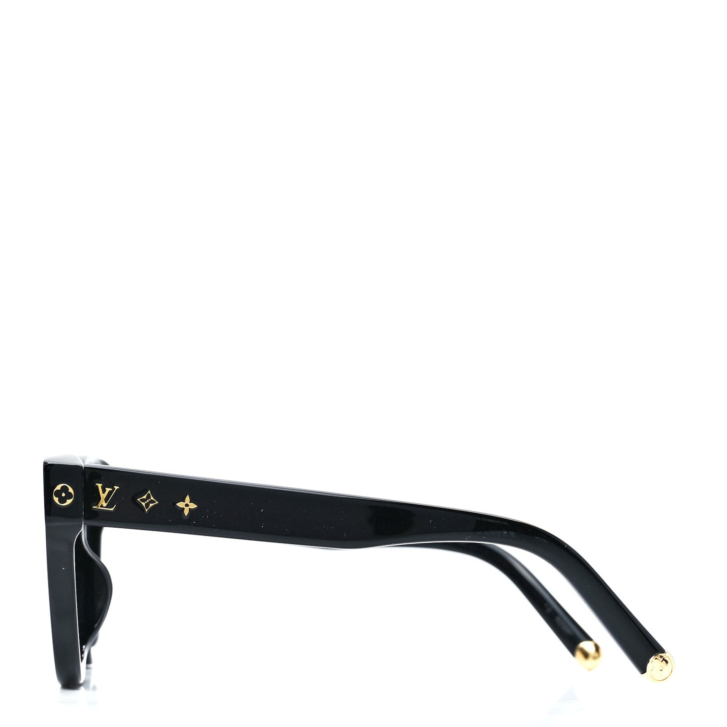 Acetate My Monogram Square Sunglasses Z1523E Black