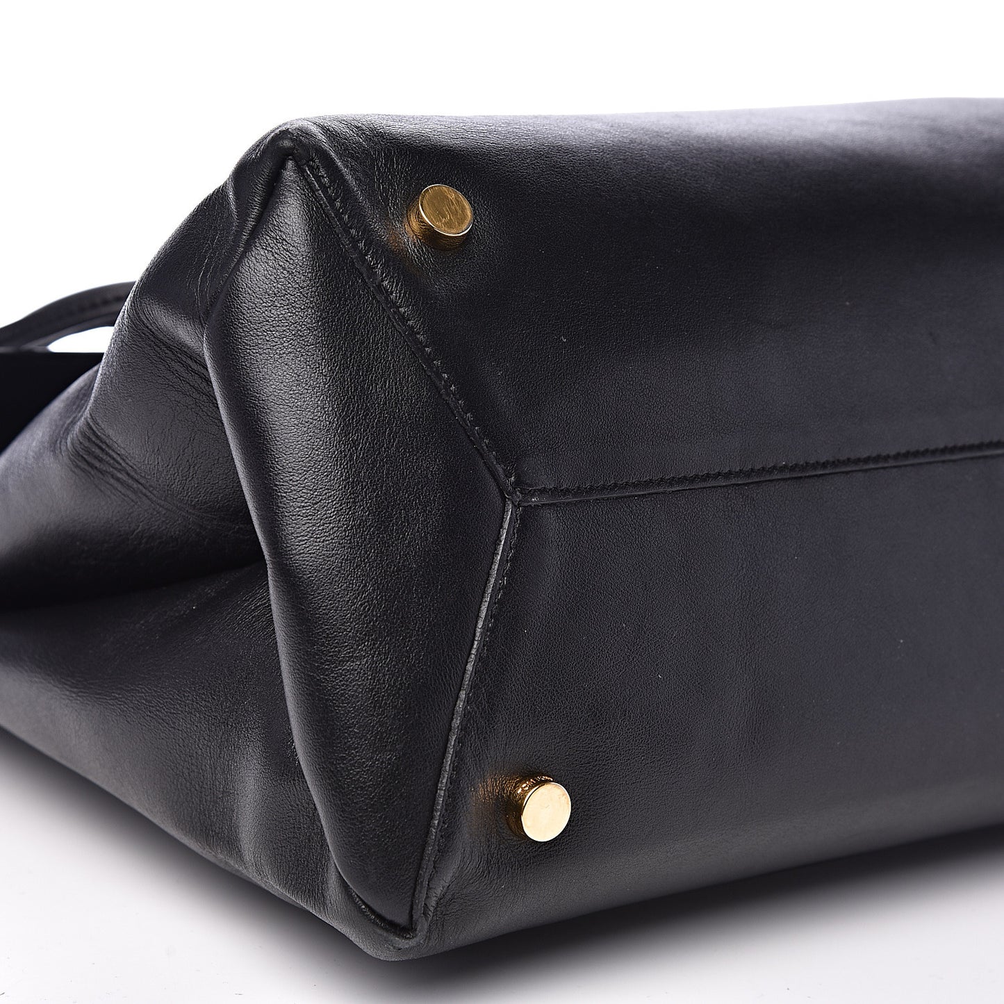 Smooth Calfskin Medium Icon Bag Black