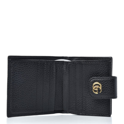 Gucci Dollar Calfskin GG Marmont French Wallet Black 5 of 6