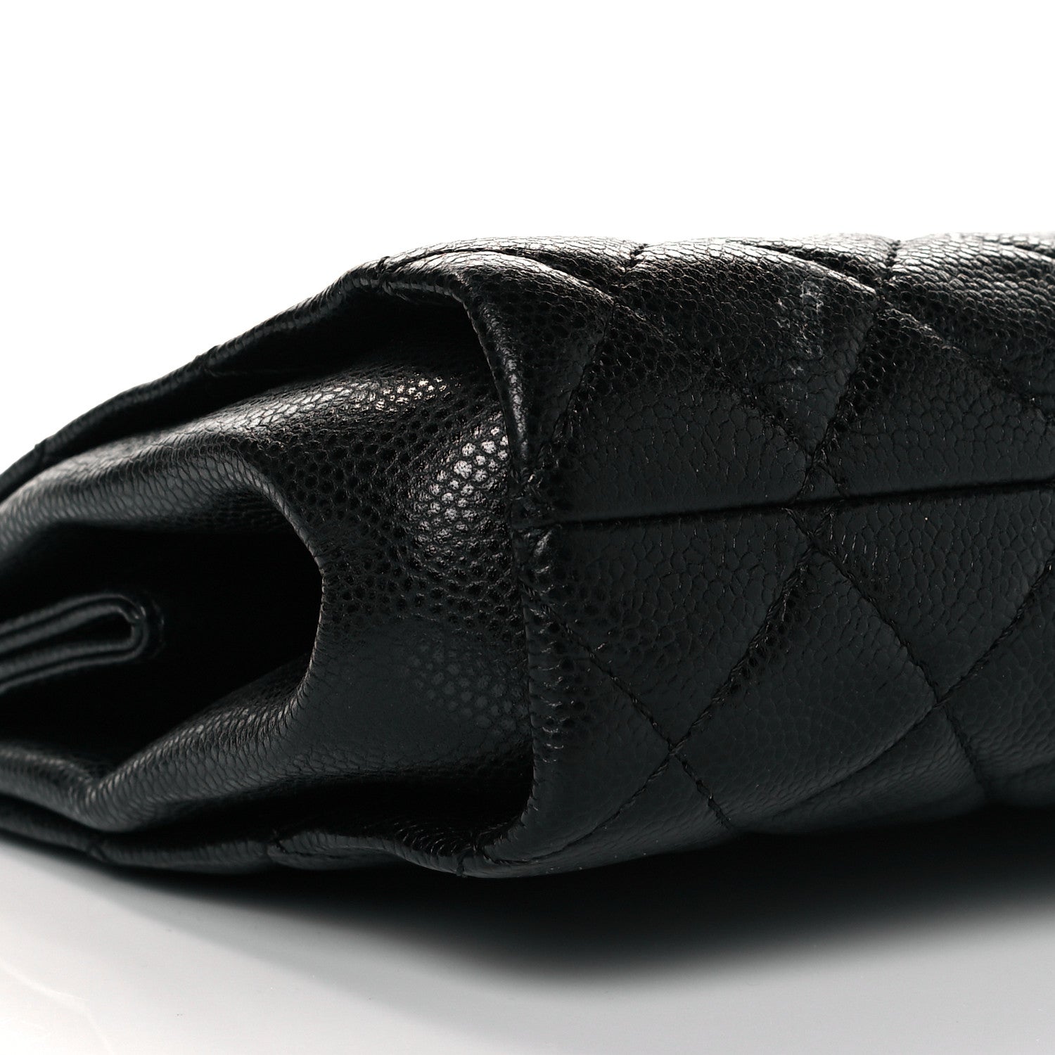 Chanel Caviar Quilted CC Large Clutch Black 7 of 9