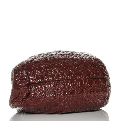 Chanel Vinyl Rock In Moscow Cabas Tote Burgundy 4 of 7