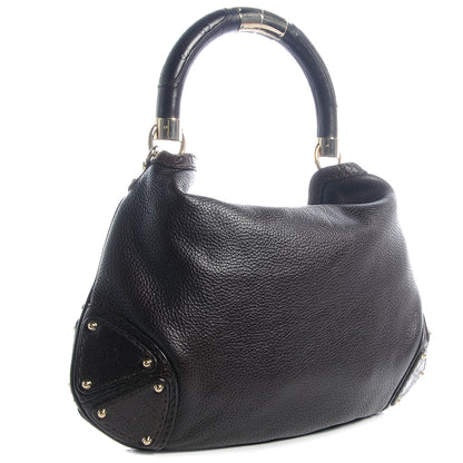 Gucci Leather Medium Indy Top Handle Bag Brown 3 of 7