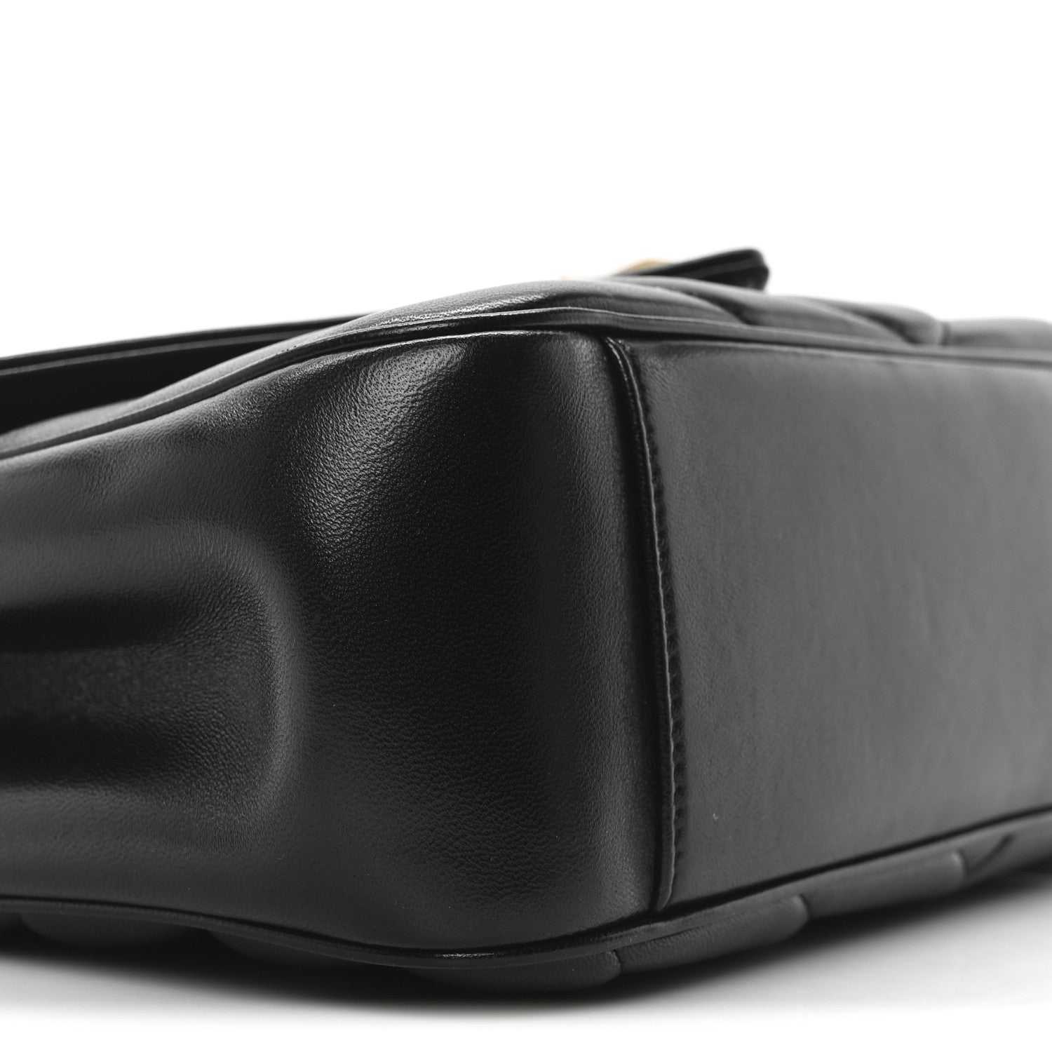 Saint Laurent Lambskin Chevron Quilted Medium Loulou Black 9 of 10
