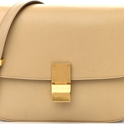 Celine Box Calfskin Medium Classic Box Flap Bag Powder 9 of 21