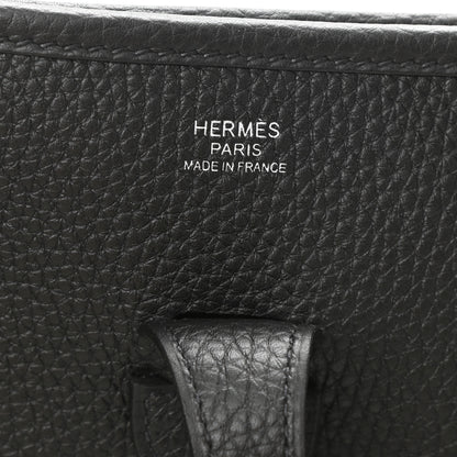 Hermes Taurillon Clemence Evelyne III PM Black 6 of 11