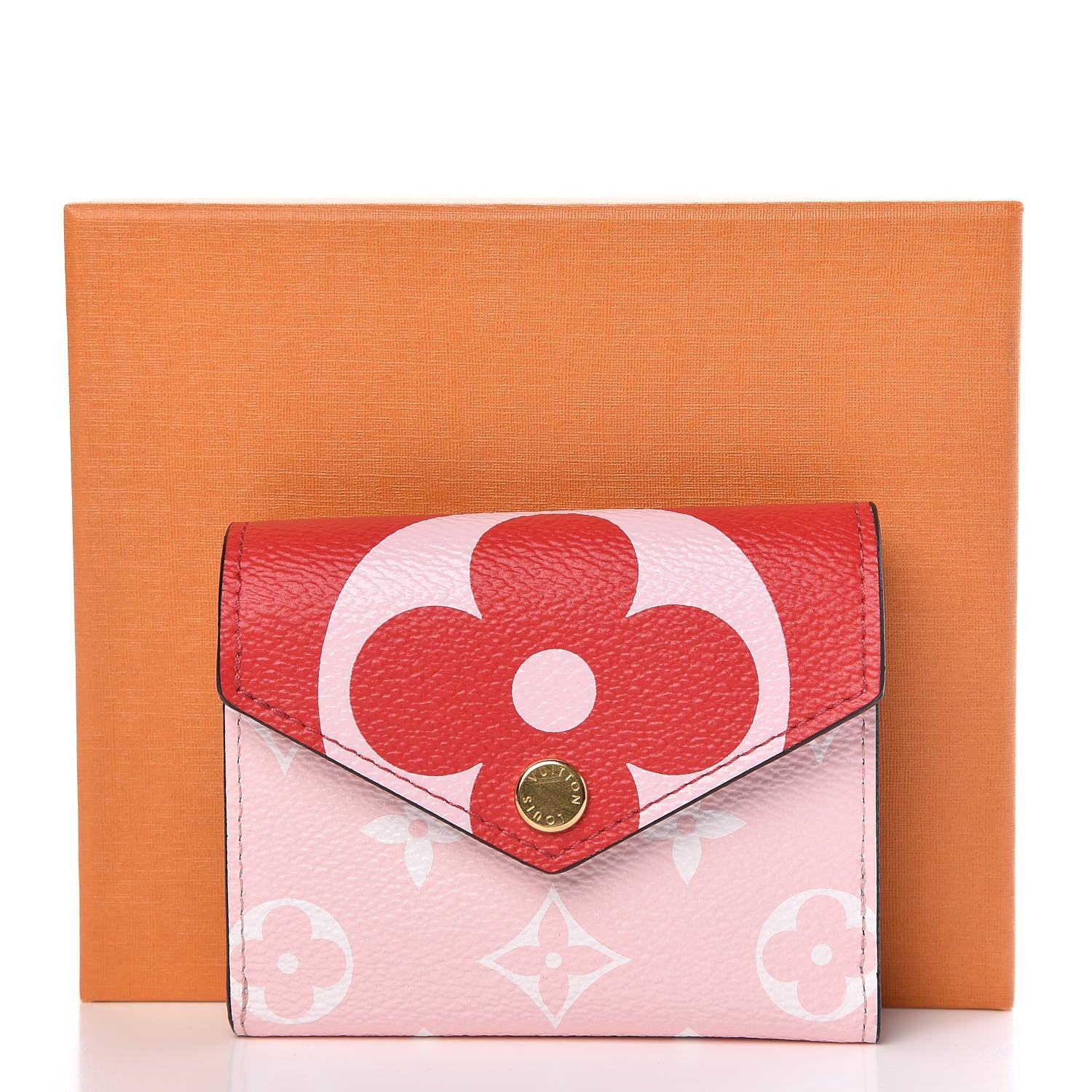 Louis Vuitton Monogram Giant Zoe Wallet Rouge Rose 8 of 8