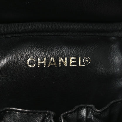 Chanel Caviar Vanity Cosmetic Case Black 6 of 10