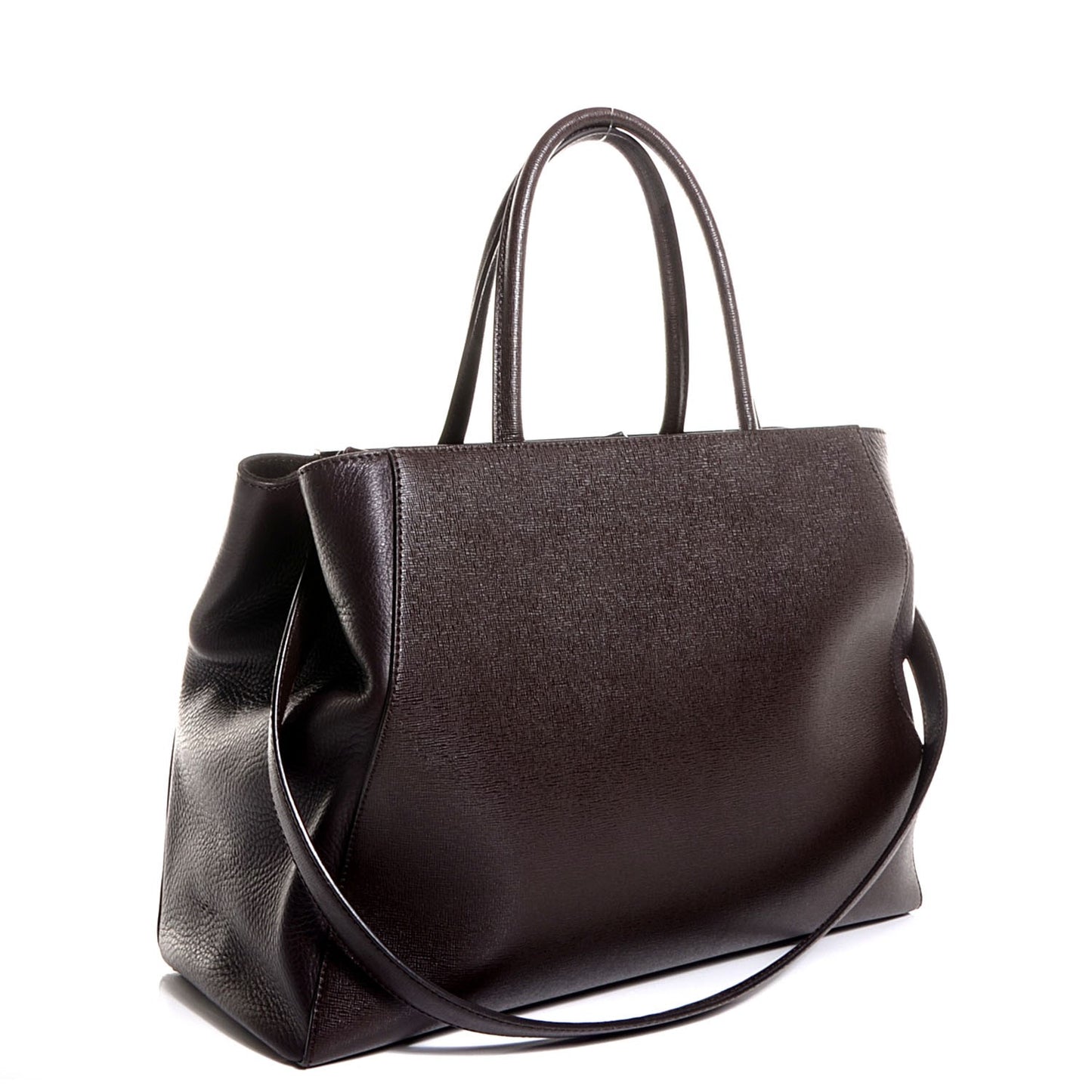 Vitello Elite Regular 2Jours Tote Caffe Noir