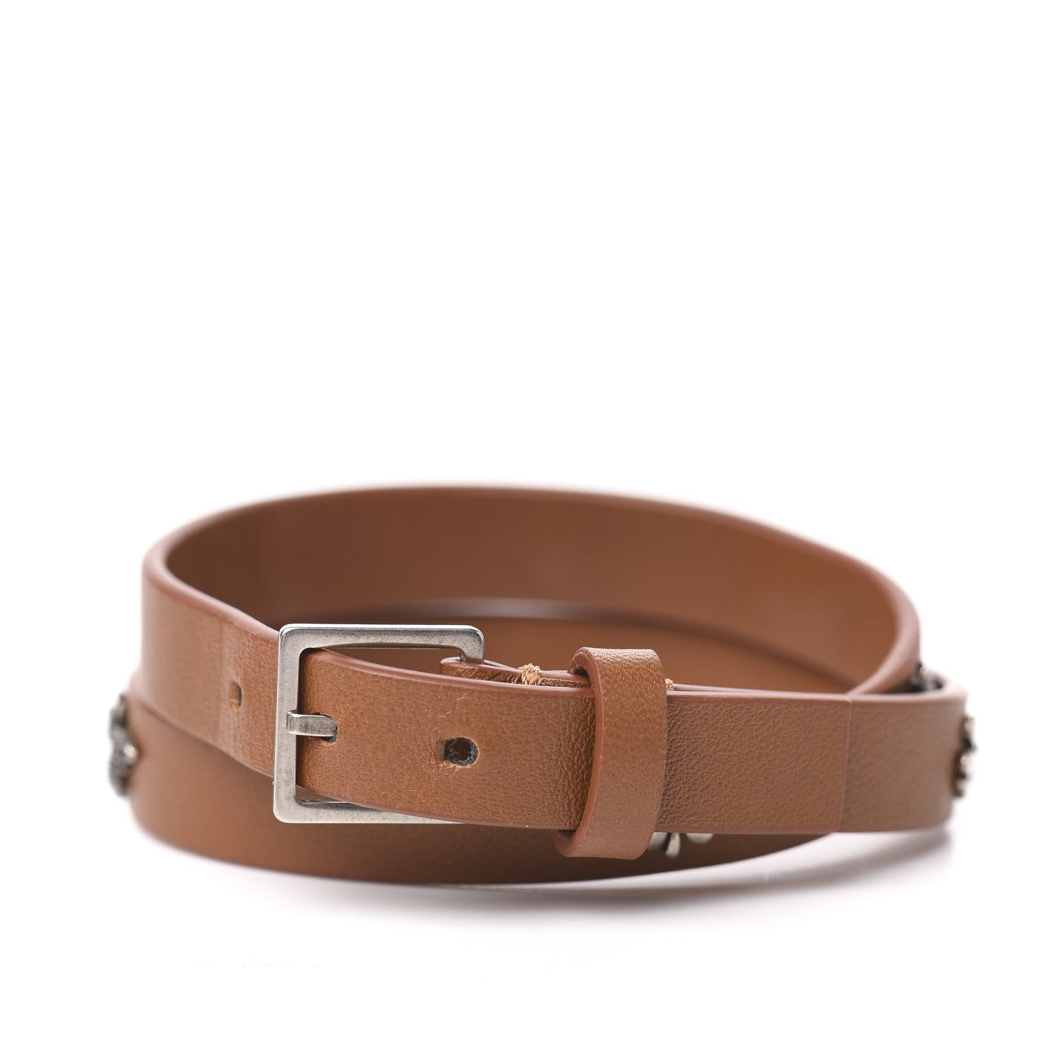 Christian Dior Calfskin Bee Double Bracelet Brown 2 of 4