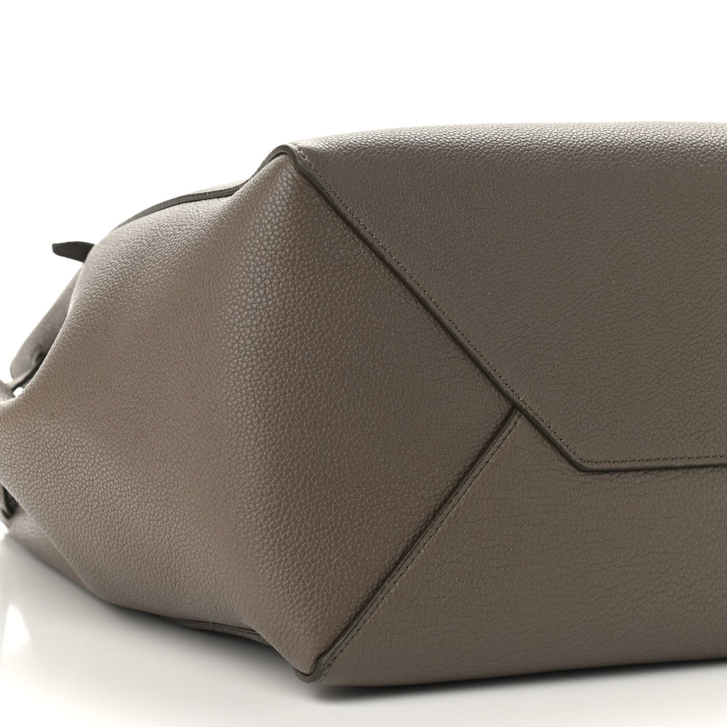 Soft Grained Calfskin Small Belt Cabas Phantom Taupe