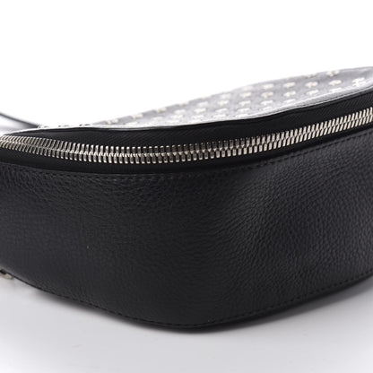 Burberry Grained Calfskin Eyelet Small Zip Crossbody Bag Black 6 of 11