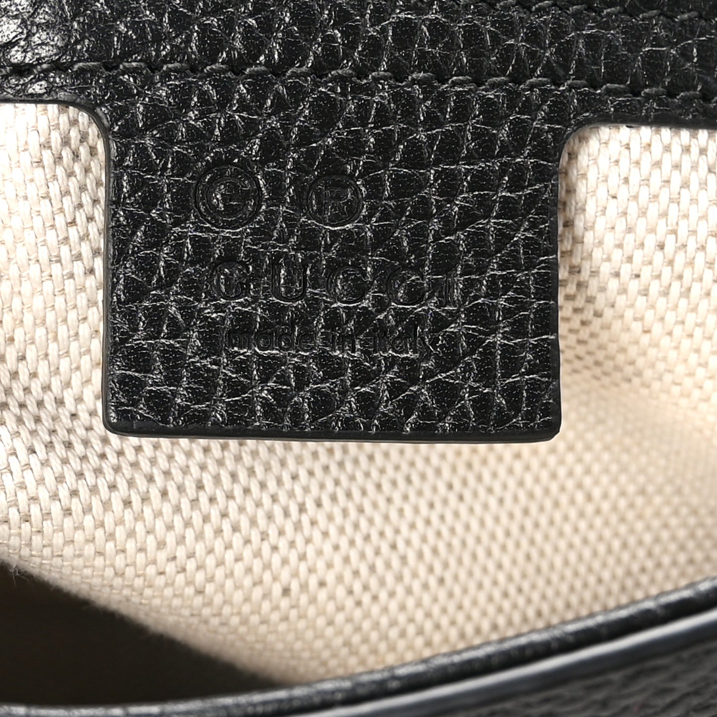 Pebbled Calfskin Medium Soho Flap Crossbody Black