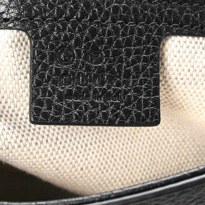 Gucci Pebbled Calfskin Medium Soho Flap Crossbody Black 6 of 10
