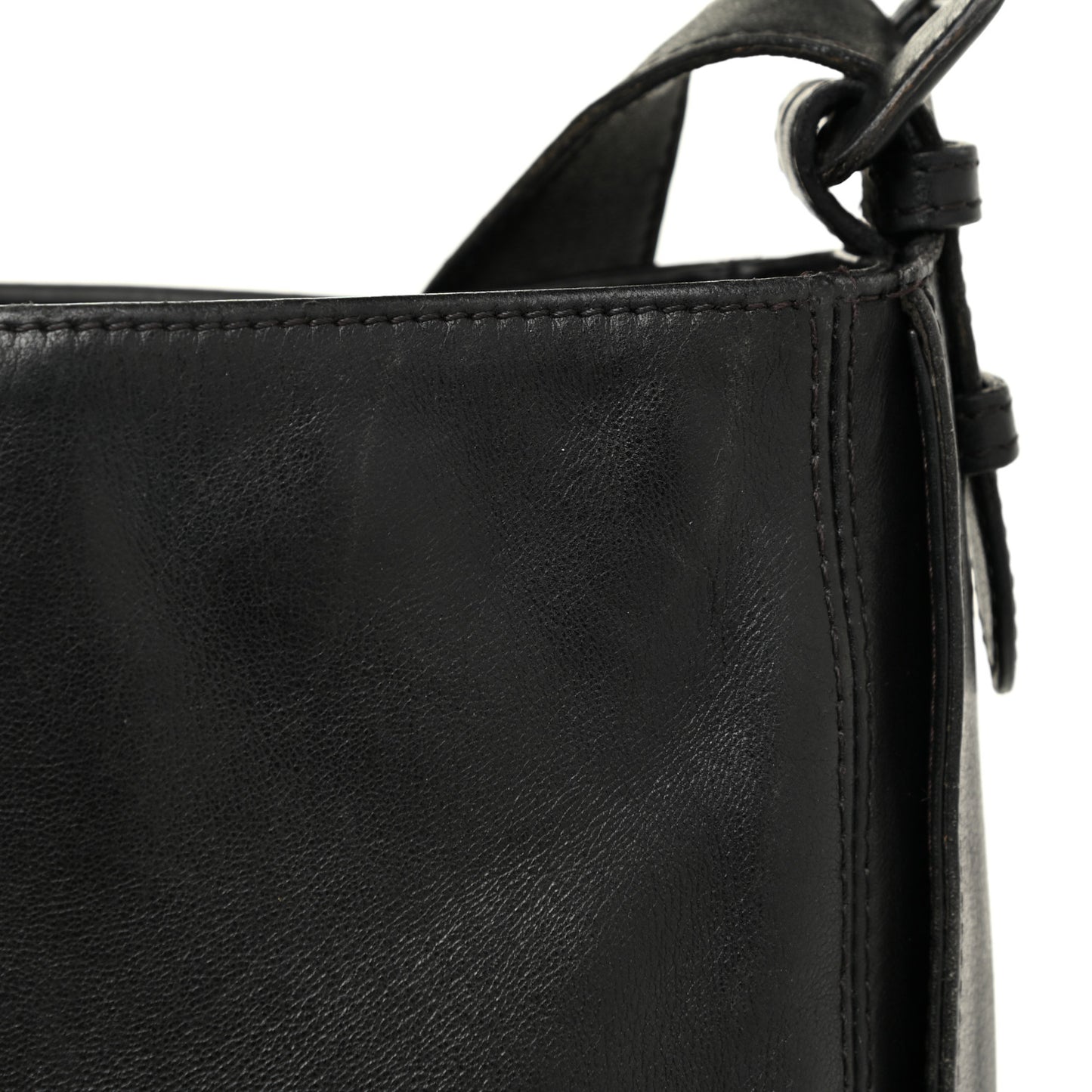 Lambskin Messenger Black