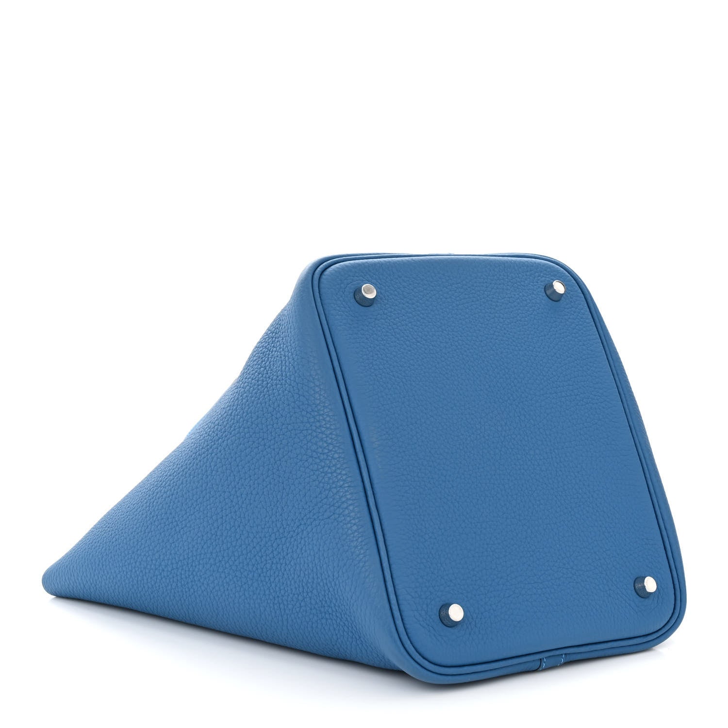 Hermes Taurillon Clemence Picotin Lock 22 MM Bleu Zanzibar 4 of 10