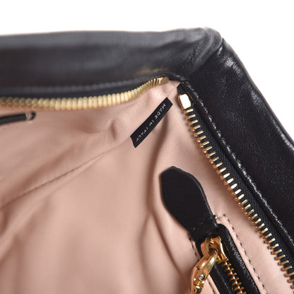 Prada Nappa Cigarette and Lips Oversize Clutch Black 7 of 8