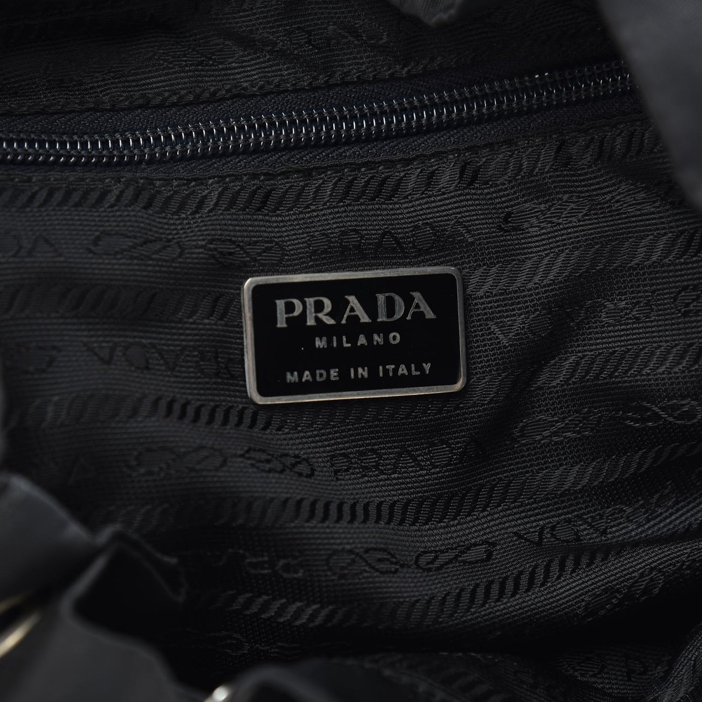 Nylon Vela Medium Backpack Black