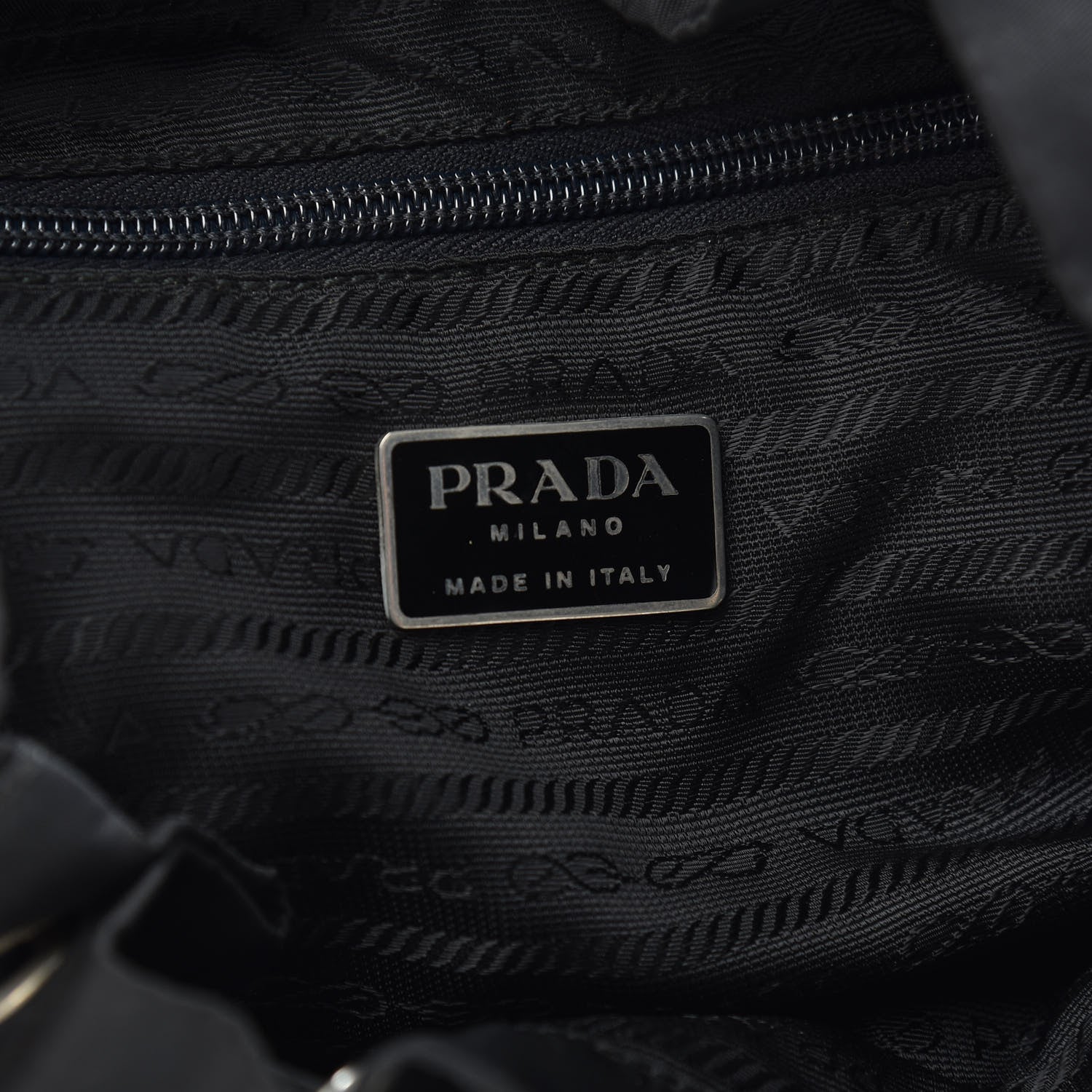 Prada Nylon Vela Medium Backpack Black 5 of 11