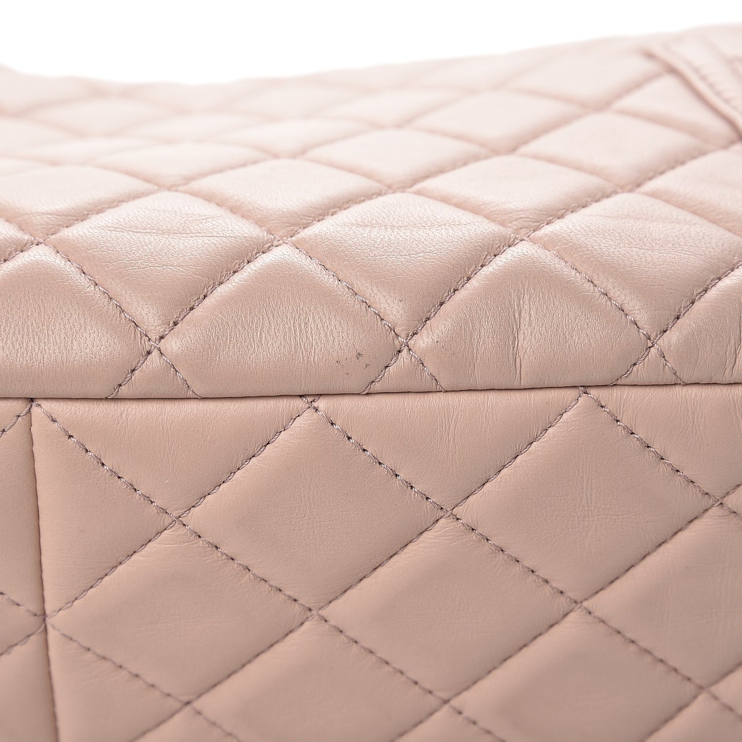 Lambskin Large Around Pockets Flap Light Pink