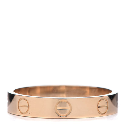 Cartier 18K Yellow Gold 3.5mm LOVE Wedding Band Ring 55 7.25 1 of 5