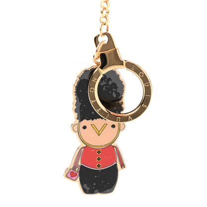 Louis Vuitton Monogram Gaston & Vivienne Best Friend Bag Charm Key Holder Gold 5 of 5