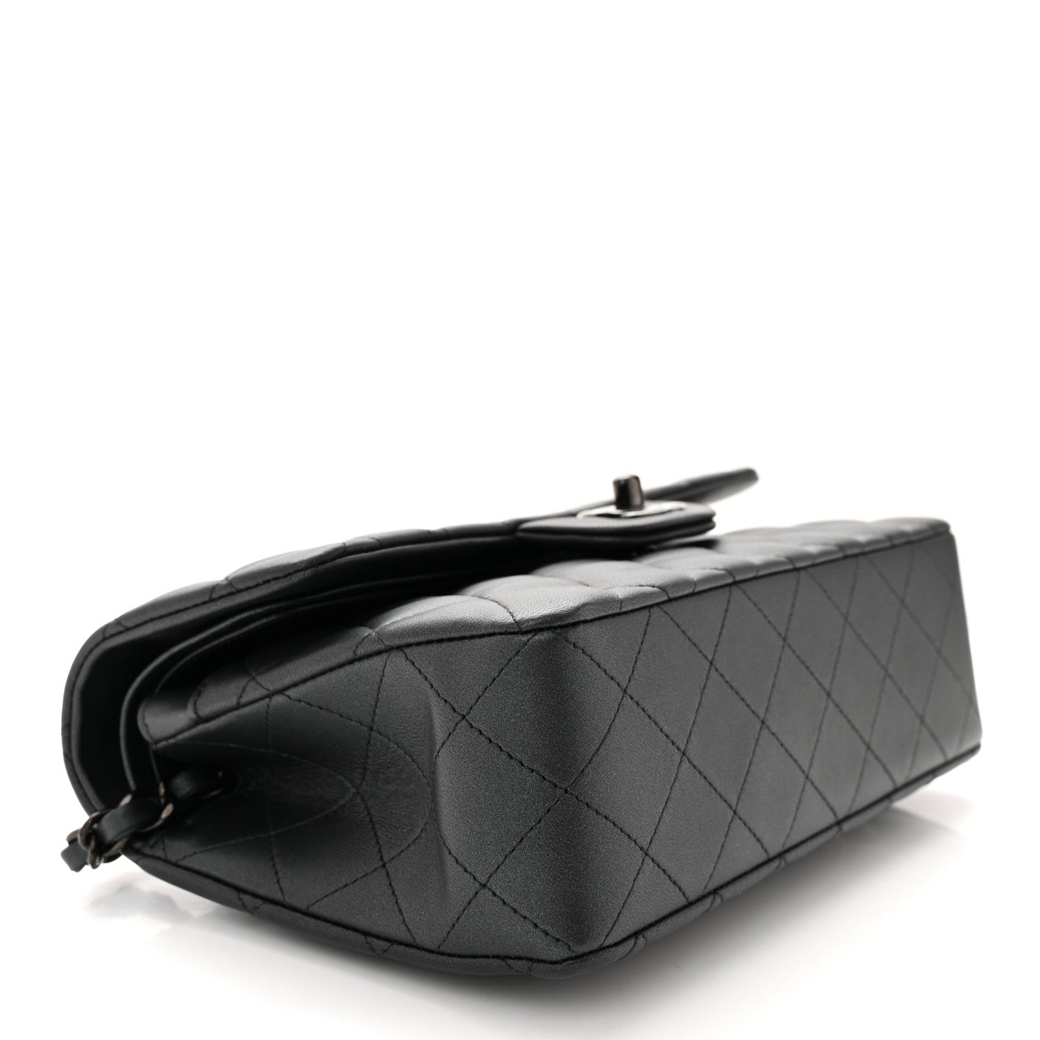 Chanel Lambskin Quilted Small Double Flap So Black 4 of 11