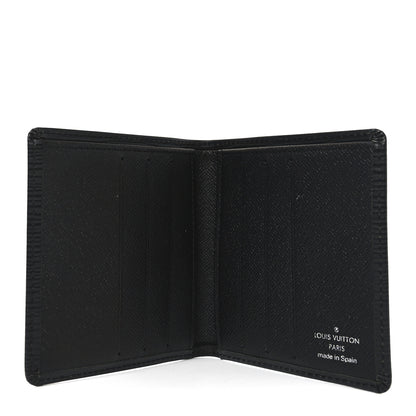 Louis Vuitton Epi 6 Card Billfold Wallet Black 11 of 12