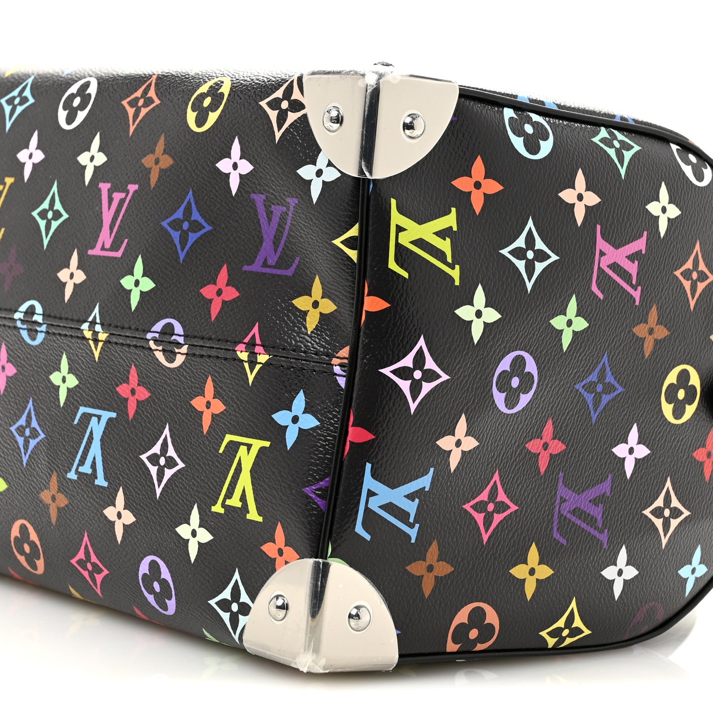 LV X TM Monogram Multicolor Speedy Soft 30 Black