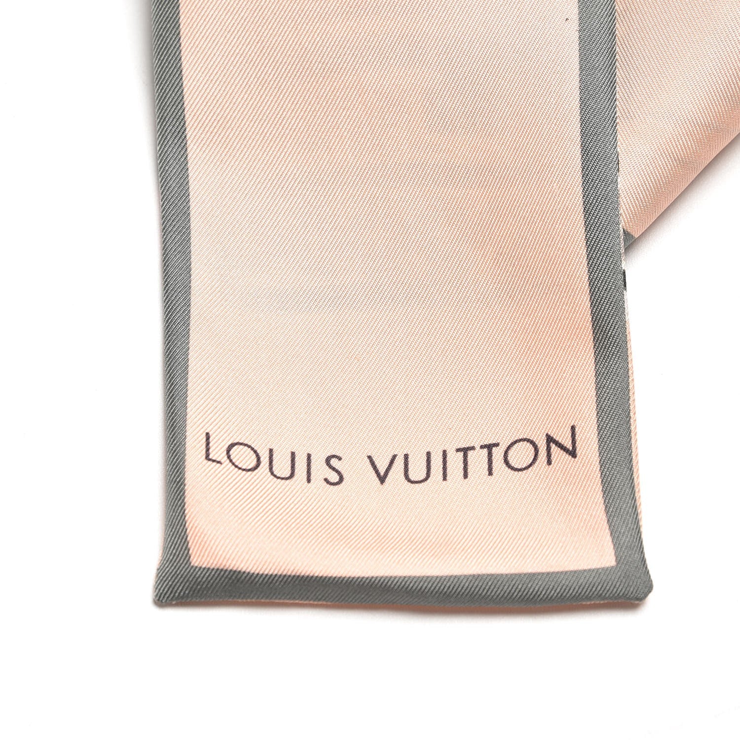 Louis Vuitton Silk Monogram Trunks Bandeau Rose Poudre 3 of 5
