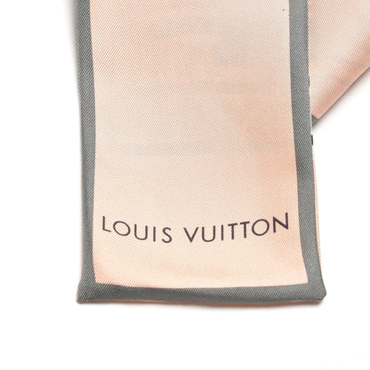 Louis Vuitton Silk Monogram Trunks Bandeau Rose Poudre 3 of 5