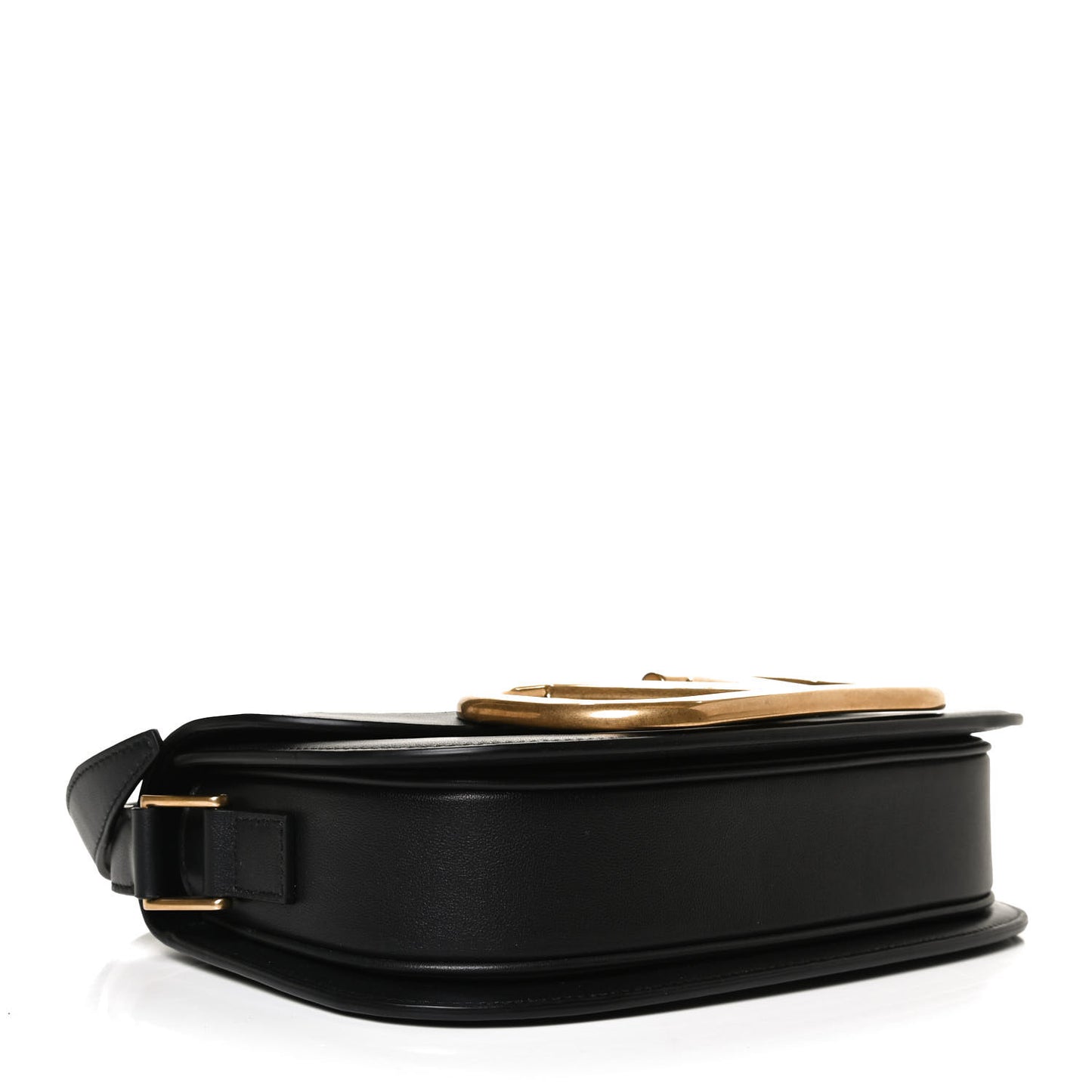 Smooth Calfskin Supervee Shoulder Bag Black