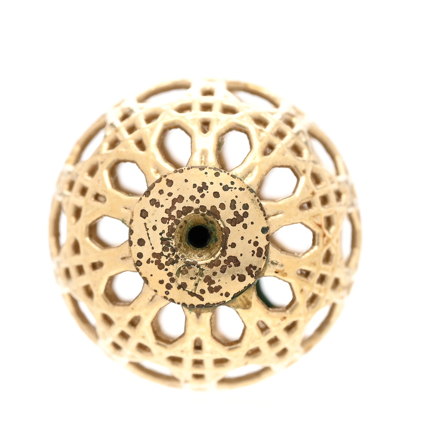 Cannage Mise En Dior Tribal Earrings Gold