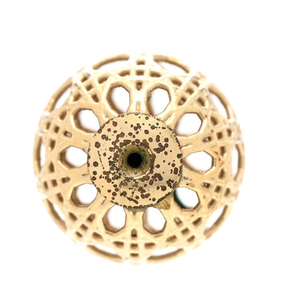 Christian Dior Cannage Mise En Dior Tribal Earrings Gold 5 of 6