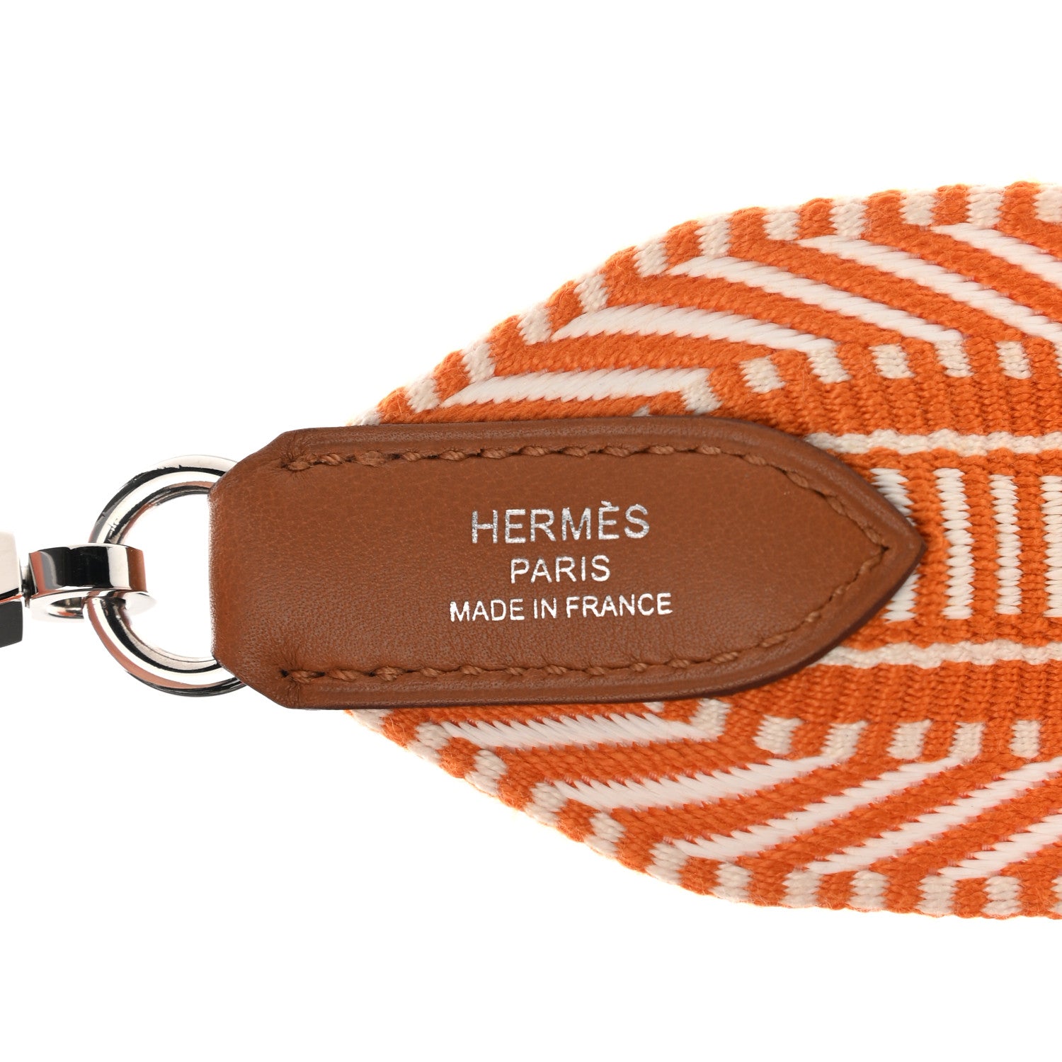 Hermes Toile Swift 50mm Sangle Cavale Shoulder Strap Ecru Abricot 3 of 5