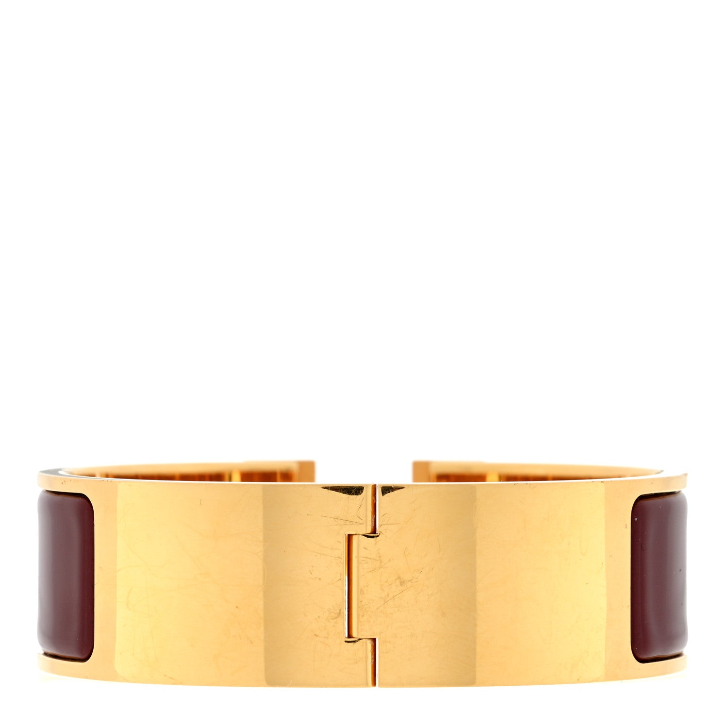 Hermes Enamel Wide Clic Clac H Bracelet PM Baroque 2 of 3