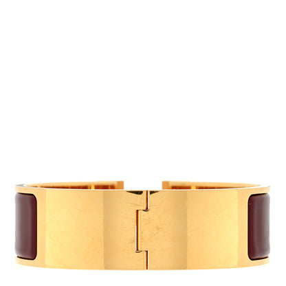 Hermes Enamel Wide Clic Clac H Bracelet PM Baroque 2 of 3